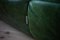 Vintage Green Leather Togo Living Room Set by Michel Ducaroy for Ligne Roset, Set of 4 2