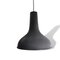 Industrial Black Metal Hanging Pendant Lamp, 1980s, Image 3