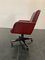 Vintage Metal Swivel Desk Armchair with Leatherette Seat 9