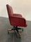 Vintage Metal Swivel Desk Armchair with Leatherette Seat 10