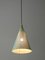 Mid-Century Mint Green Perforated Metal Pendant Lamp, Image 5