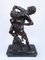 Sculpture en Bronze avec Hercule et Antée avec Socle en Marbre, 20ème Siècle 8