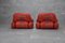 Armchairs & Poud by Adriano Piazzesi, 1970s, Set of 3 6