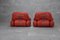 Armchairs & Poud by Adriano Piazzesi, 1970s, Set of 3, Image 6