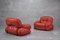 Armchairs & Poud by Adriano Piazzesi, 1970s, Set of 3, Image 5