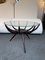 Italienischer Mid-Century Spider Couchtisch aus Holz & Glas von Carlo De Carli, 1950er 6