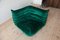 Bottle Green Velvet Togo Corner Chair by Michel Ducaroy for Ligne Roset 1