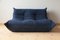 Blue Microfiber 2-Seat Togo Sofa by Michel Ducaroy for Ligne Roset 2