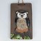 Swedish Ceramic Wall Plaque with Owl, 1960s, Image 1