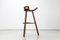 Brutalist Marbella Barstool by Sergio Rodrigues for Conoform, 1970s, Set of 4 4