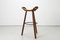 Brutalist Marbella Barstool by Sergio Rodrigues for Conoform, 1970s, Set of 4 3