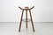 Brutalist Marbella Barstool by Sergio Rodrigues for Conoform, 1970s, Set of 4 2