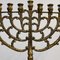 Large Israeli Brass Menorah Hanukkah Chandelier by Tamar 2