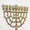 Großer Israelischer Menorah Hanukkah Kronleuchter aus Messing von Tamar 16