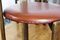 Sedie da pranzo vintage con sedute in similpelle color terracotta di Bruno Rey per Dietiker, set di 6, Immagine 11