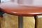 Sedie da pranzo vintage con sedute in similpelle color terracotta di Bruno Rey per Dietiker, set di 6, Immagine 10