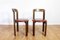 Vintage Dining Chairs With Terracotta Imitation Leather Seats by Bruno Rey for Dietiker, Set of 6, Image 1