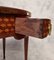 18th Century Louis XVI Style Rosewood Boiled Table with Cubes Marquetry 12