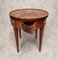 18th Century Louis XVI Style Rosewood Boiled Table with Cubes Marquetry 10