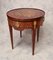 18th Century Louis XVI Style Rosewood Boiled Table with Cubes Marquetry, Image 2