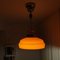 Large Mid-Century Modern Orange Opaline Glass Hanging Lamp, 1960s 8