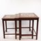 Danish Teak Tiled Top Nesting Tables from Mobelfabrikken Toften, 1960s, Set of 3 6