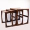 Teak Quadrille Nesting Tables from G-Plan, 1960s, Set of 3, Image 1