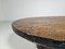 Brutalist Coffee Table with a Brown Rusty Slate Top, the Netherlands, 1970s 7