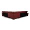 Red Leather Corner Sofa Couch from Ewald Schillig 11