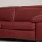 Red Leather Corner Sofa Couch from Ewald Schillig 8