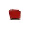 Sofá de dos plazas 322 de cuero rojo de Rolf Benz, Imagen 7