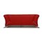 Red Leather 322 Two-Seater Couch by Rolf Benz, Image 8