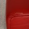 Red Leather 322 Sofa Set by Rolf Benz, Set of 4 7