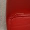 Rotes 322 Ledersofa Set von Rolf Benz, 4er Set 7