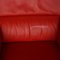 Red Leather 322 Sofa Set by Rolf Benz, Set of 4, Image 12