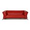 Red Leather 322 Sofa Set by Rolf Benz, Set of 4, Image 16