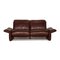 Red Leather Koinor Elena Two-Seater Couch with Relax Function 1