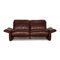 Red Leather Koinor Elena Two-Seater Couch with Relax Function, Image 1