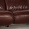 Red Leather Koinor Elena Two-Seater Couch with Relax Function 4