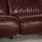 Red Leather Koinor Elena Two-Seater Couch with Relax Function, Image 4
