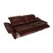 Red Leather Koinor Elena Two-Seater Couch with Relax Function 3