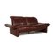Red Leather Koinor Elena Two-Seater Couch with Relax Function 10