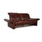 Red Leather Koinor Elena Two-Seater Couch with Relax Function, Image 10