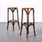 Tabourets de Bar en Noyer, France, 1970s, Set de 2 1