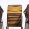 Cox Esszimmerstühle aus Metallrohr, 1940er 2