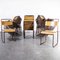 Cox Tubular Metal Dining Chairs, 1940s 7