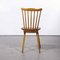 Bentwood Spindle Back Upholstered Dining Chair from Baumann, 1950s, Set of 8 8