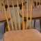 Bentwood Spindle Back Upholstered Dining Chair from Baumann, 1950s, Set of 8 6