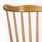 Bentwood Spindle Back Upholstered Dining Chair from Baumann, 1950s, Set of 8 7