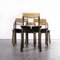 French Oak 66 Dining Chairs by Pierre Gautier-Delaye, 1950s, Set of 6 7